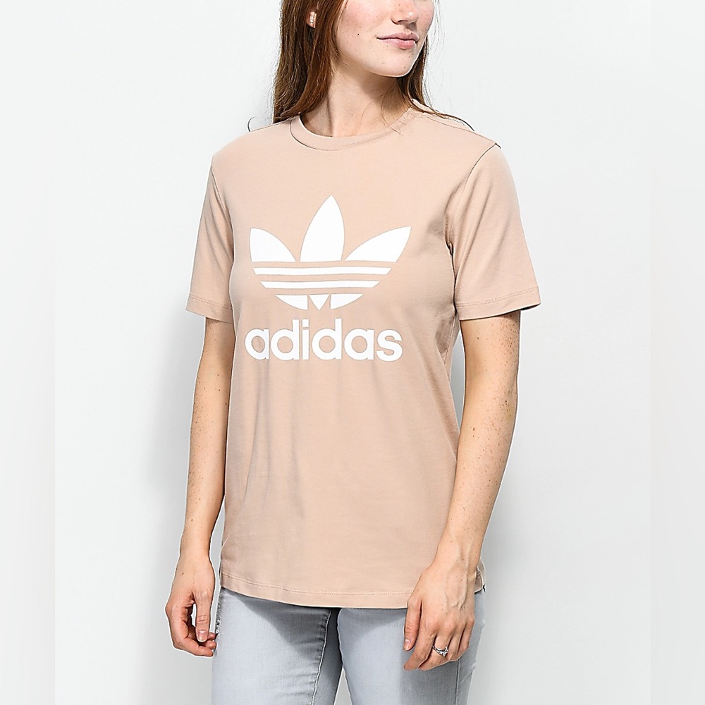 Adidas Pink t-shirt sz L